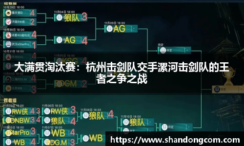 大满贯淘汰赛：杭州击剑队交手漯河击剑队的王者之争之战